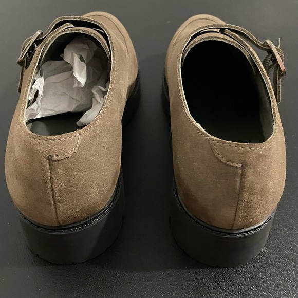 Seychelles Foremost Leather Chunky Platform Loafers Monk Strap Oxford New NWOT - Picture 5 of 10